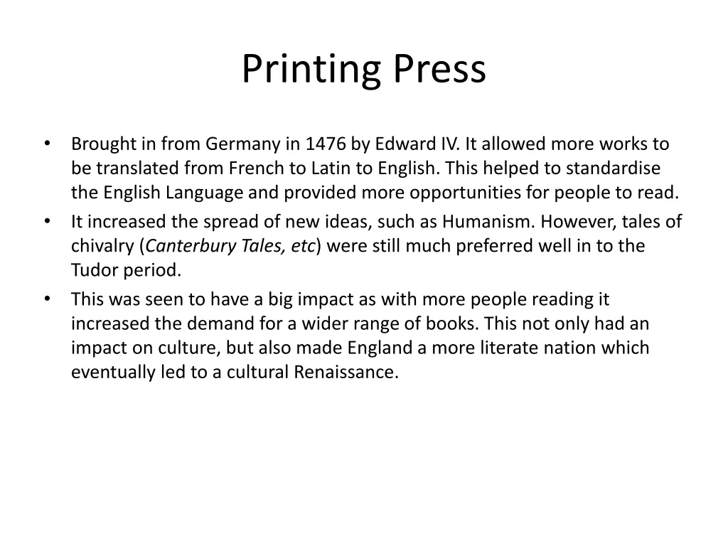 printing press