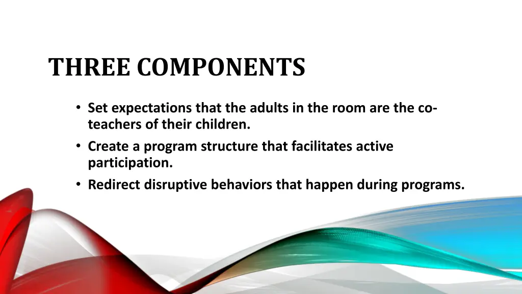 three components