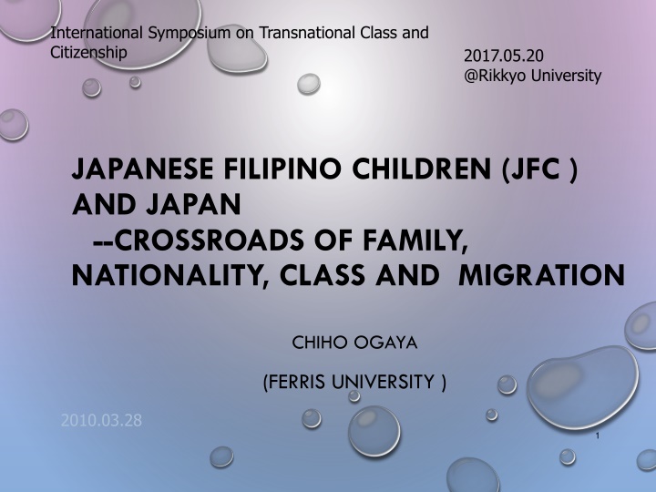 international symposium on transnational class