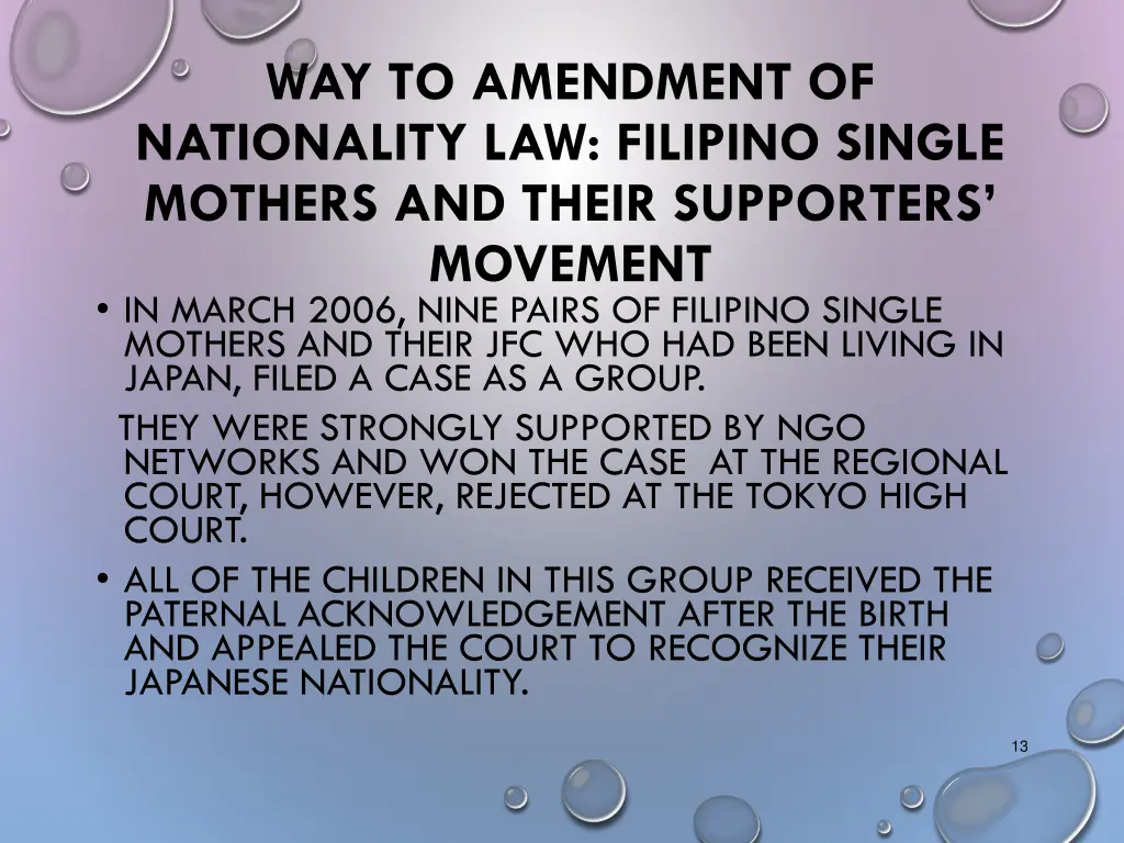 way to amendment of nationality law filipino