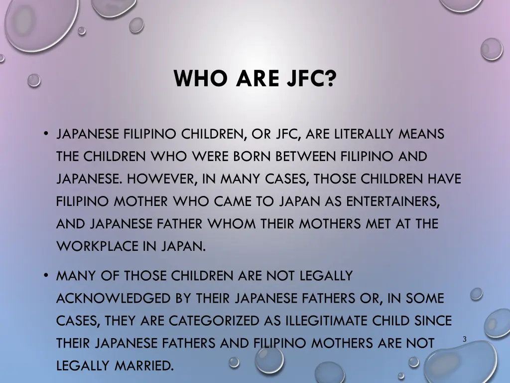 who are jfc