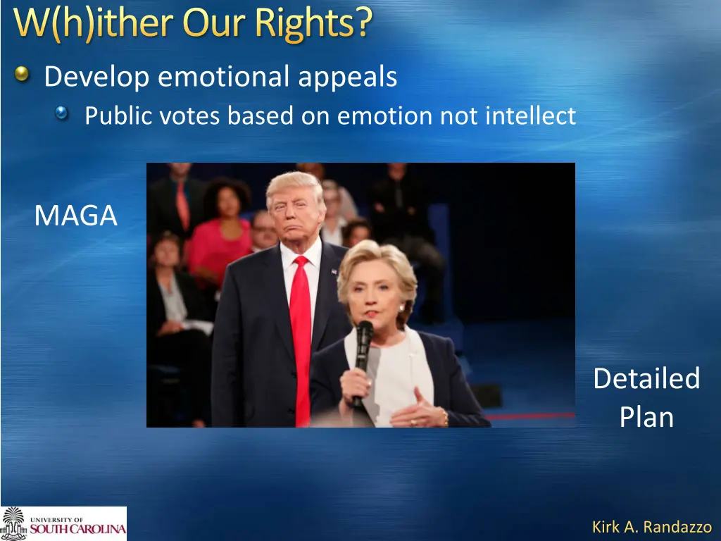w h ither our rights develop emotional appeals