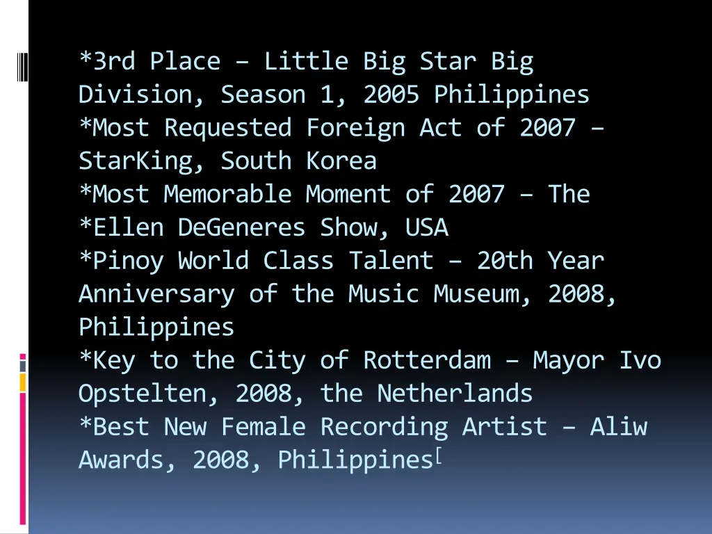 3rd place little big star big division season