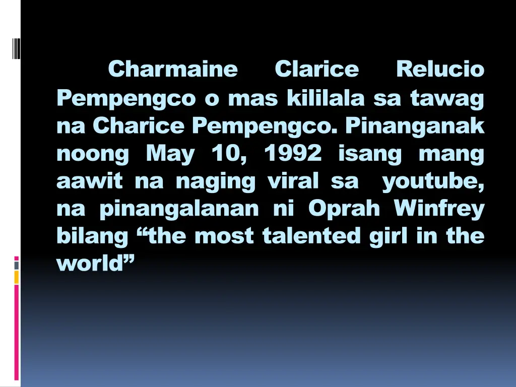 charmaine pempengco o mas kililala sa tawag