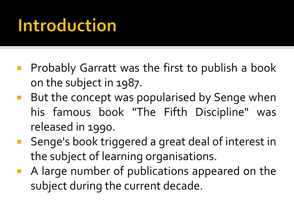 probably garratt was the first to publish a book