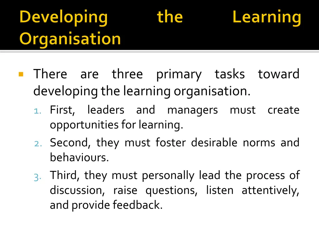 there developingthelearningorganisation 1 first