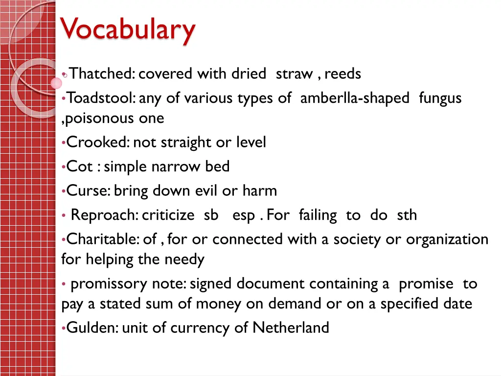 vocabulary