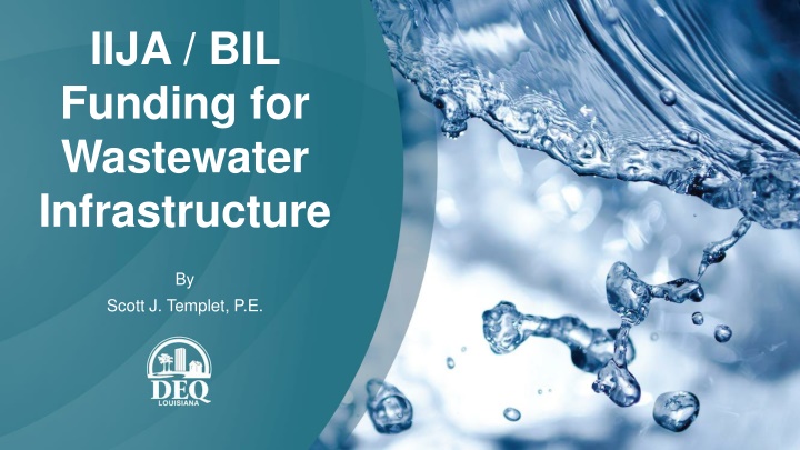 iija bil funding for wastewater infrastructure
