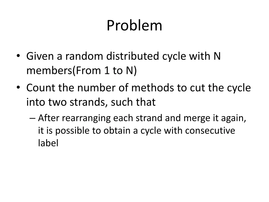 problem