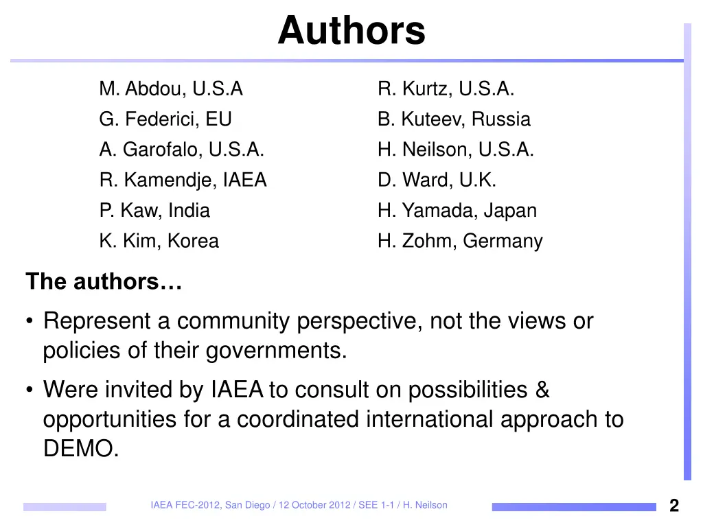 authors