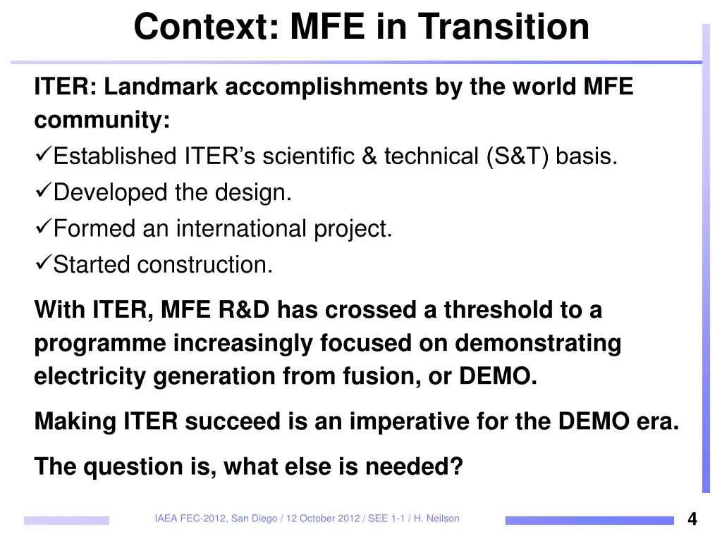 context mfe in transition