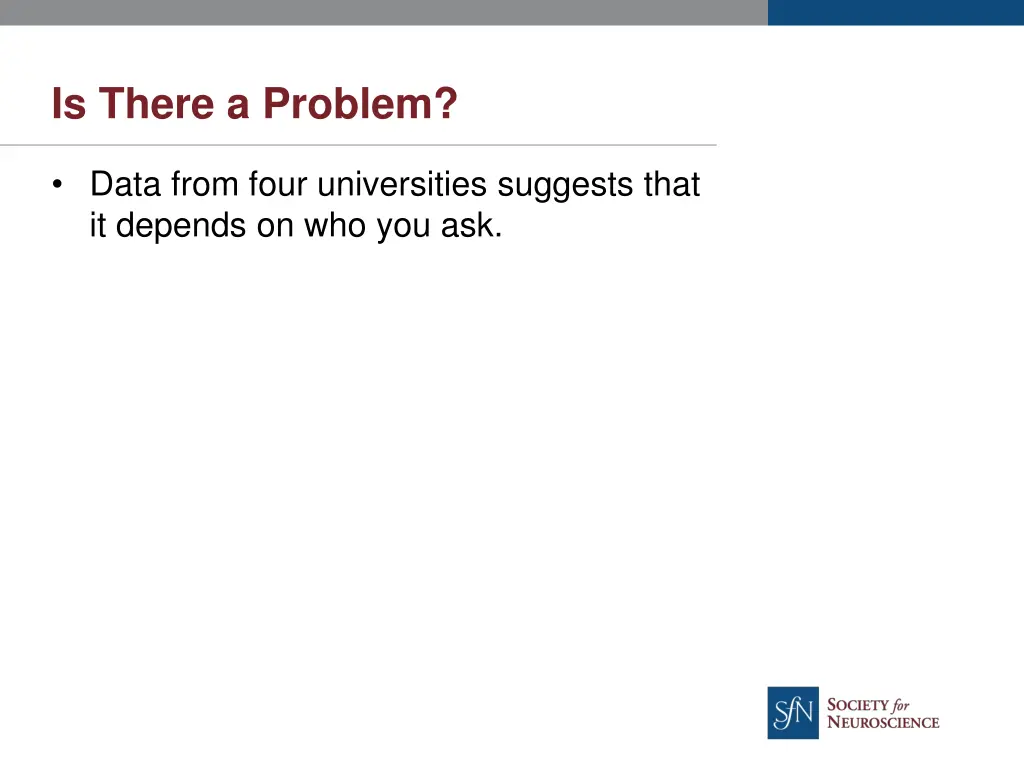 is there a problem