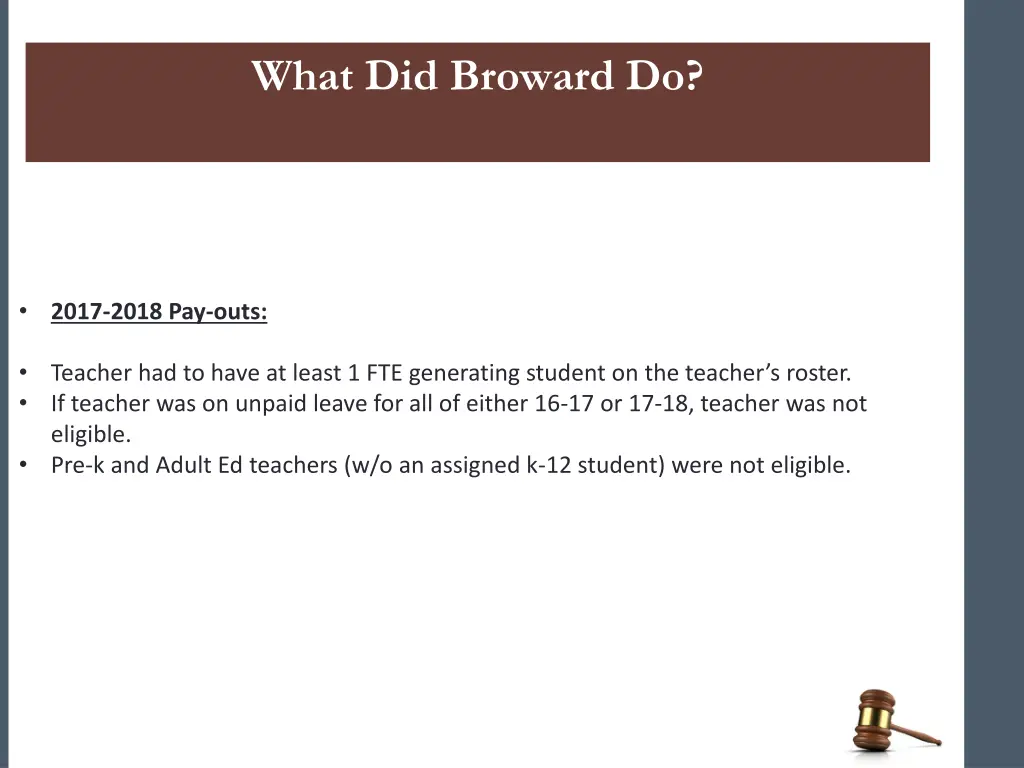 what did broward do