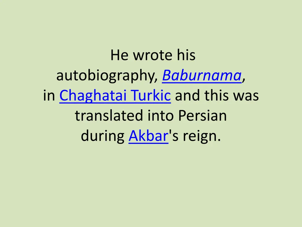 he wrote his