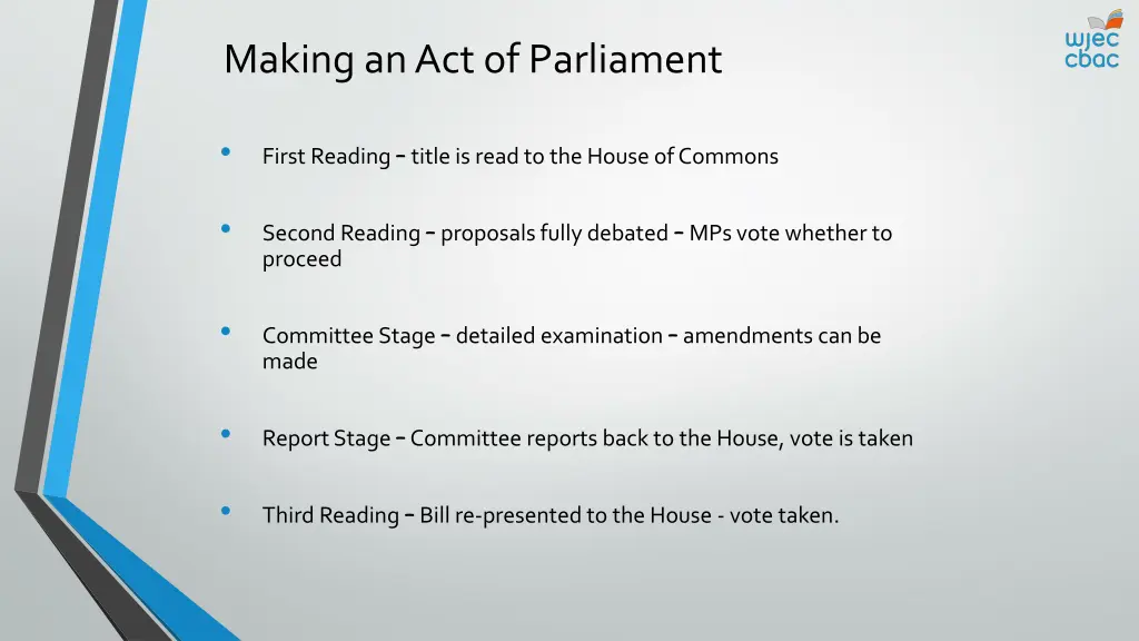 making an act of parliament 2