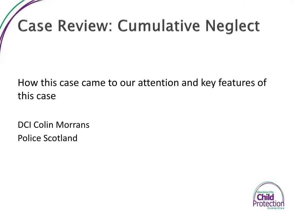 how this case came to our attention