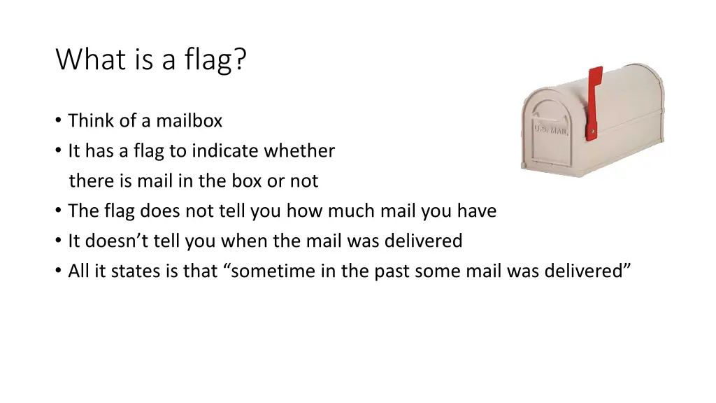 what is a flag