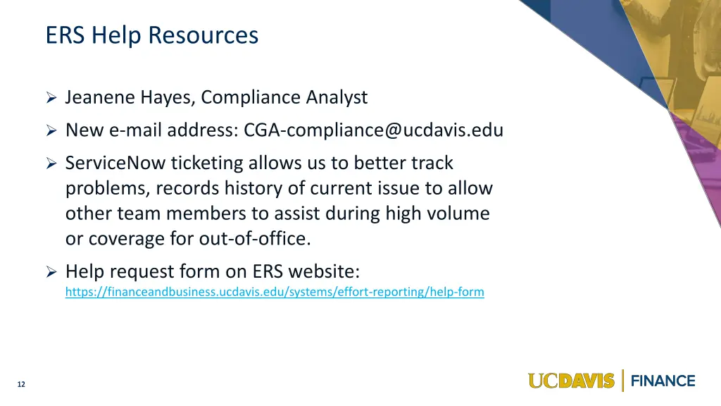 ers help resources