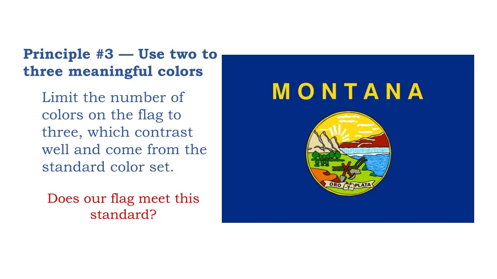 principle 3 use two to three meaningful colors