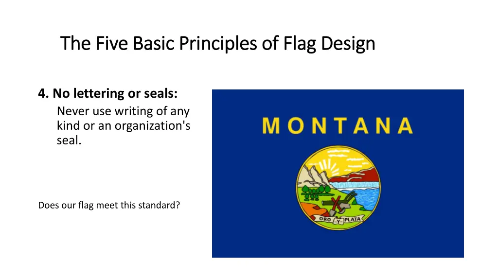 the five basic principles of flag design the five
