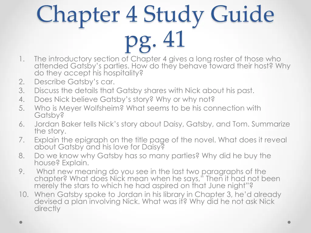 chapter 4 study guide pg 41 the introductory