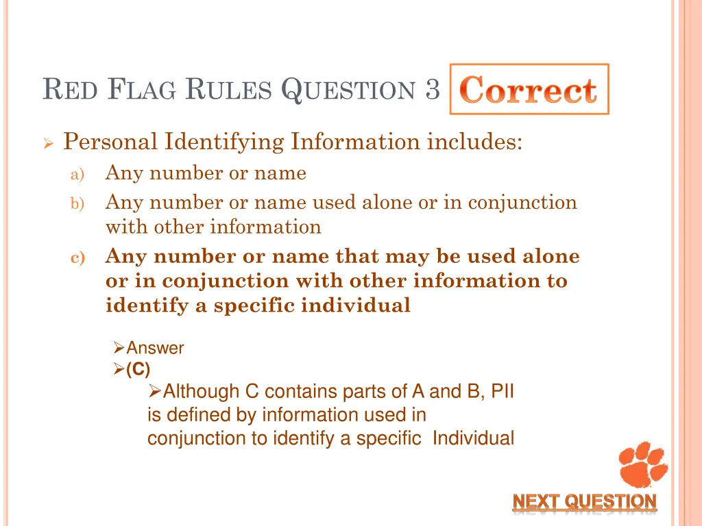 correct 2