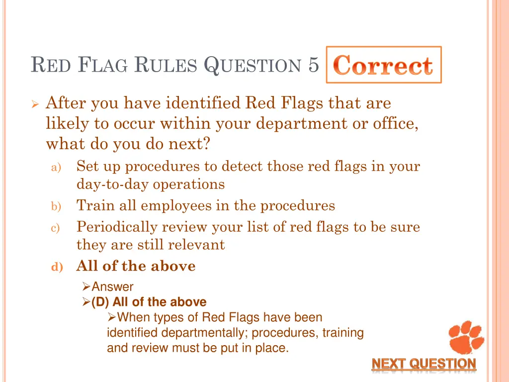 correct 4