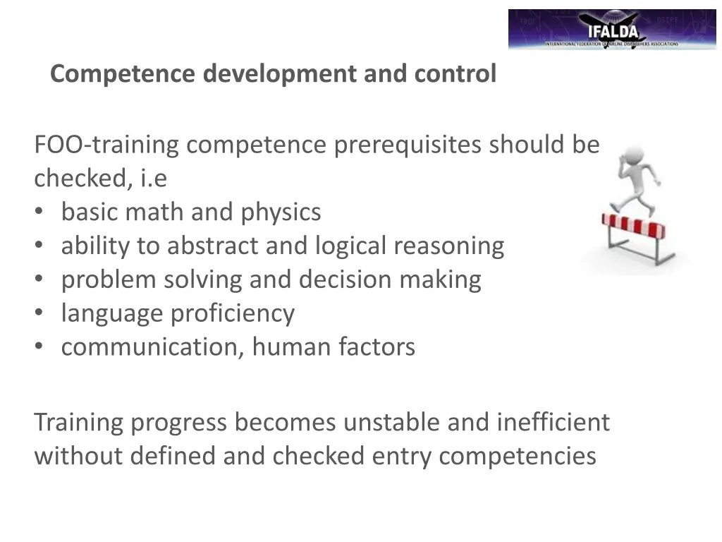 competence development and control