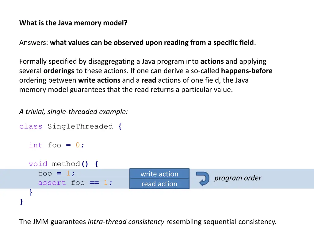 what is the java memory model