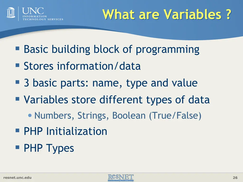 what are variables
