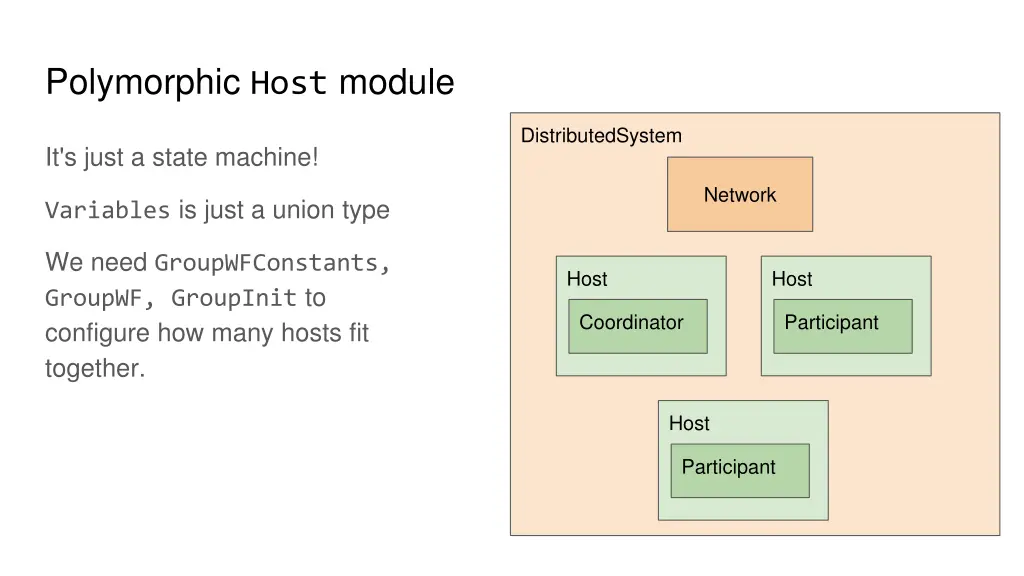 polymorphic host module