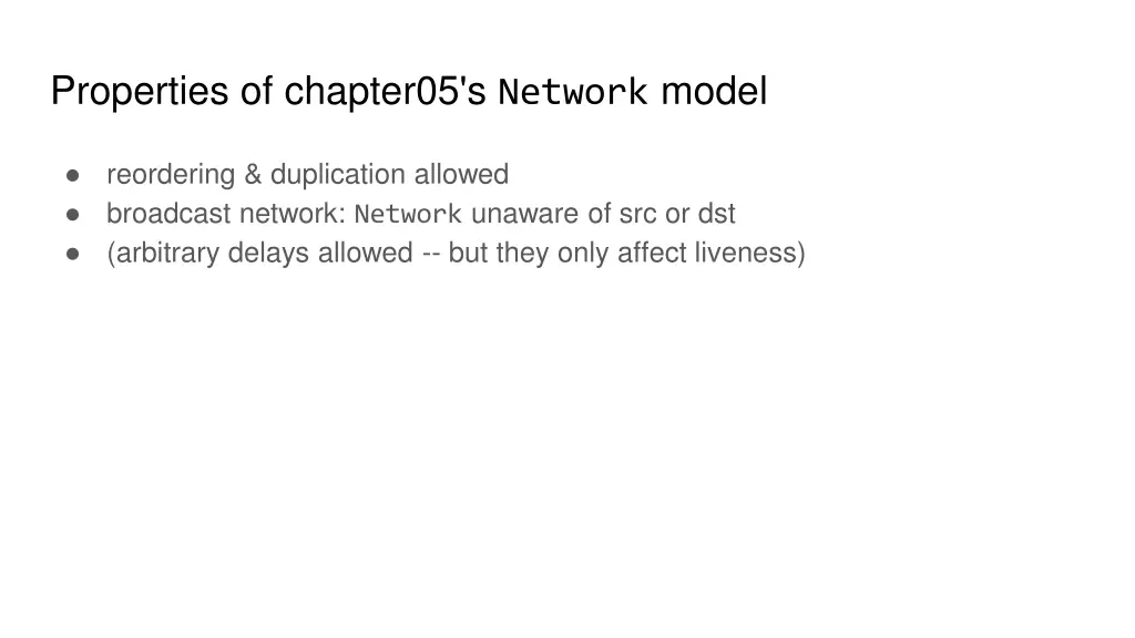 properties of chapter05 s network model