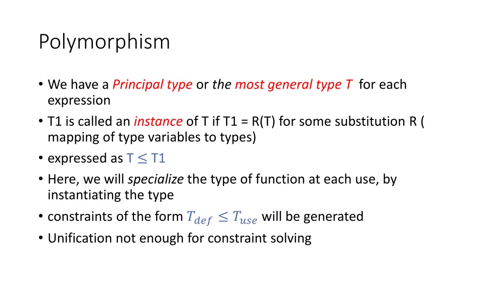 polymorphism