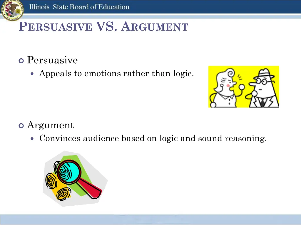 p ersuasive vs a rgument