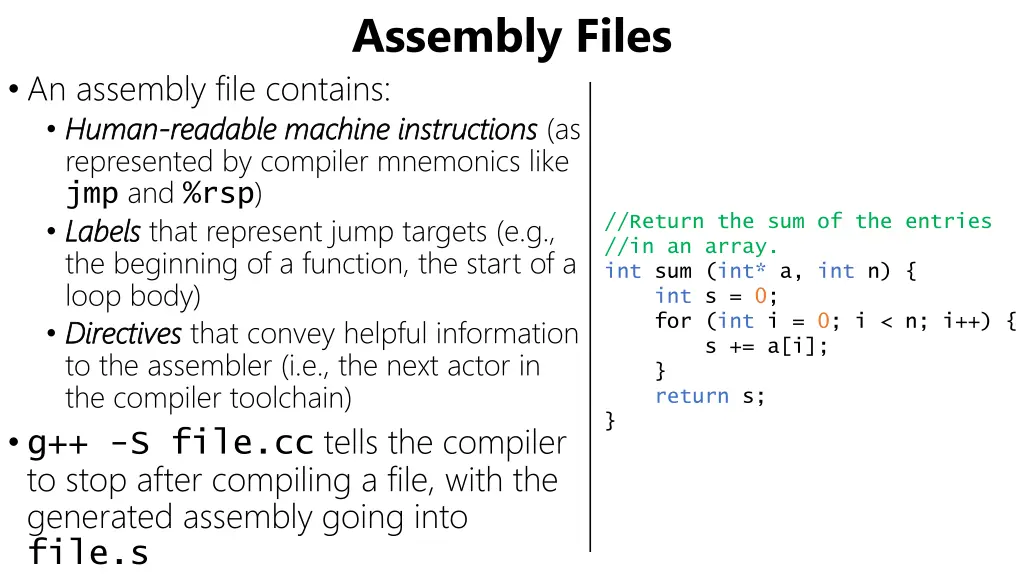 assembly files