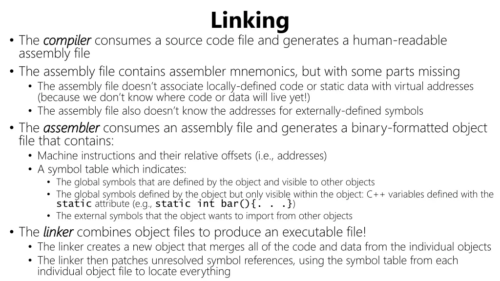 linking