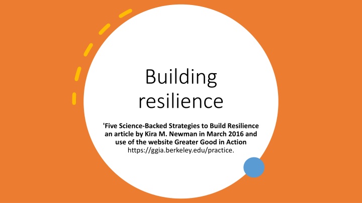 building resilience