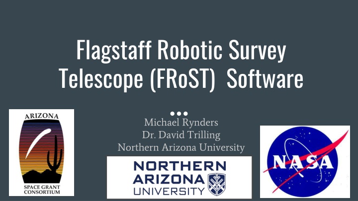 flagstaff robotic survey telescope frost software