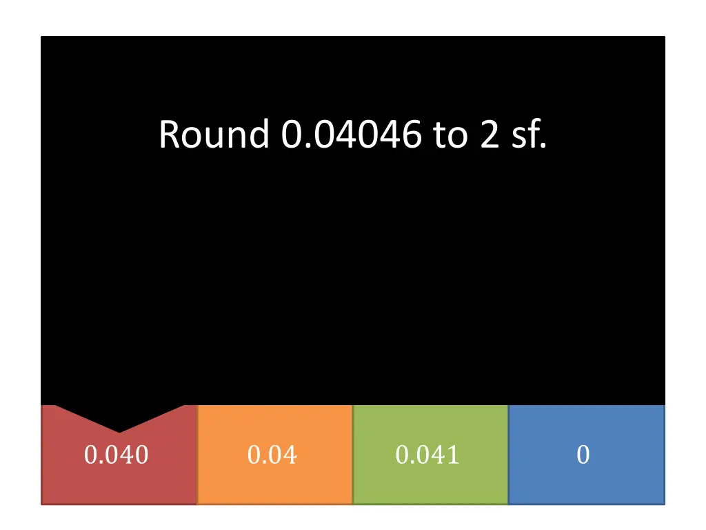 round 0 04046 to 2 sf