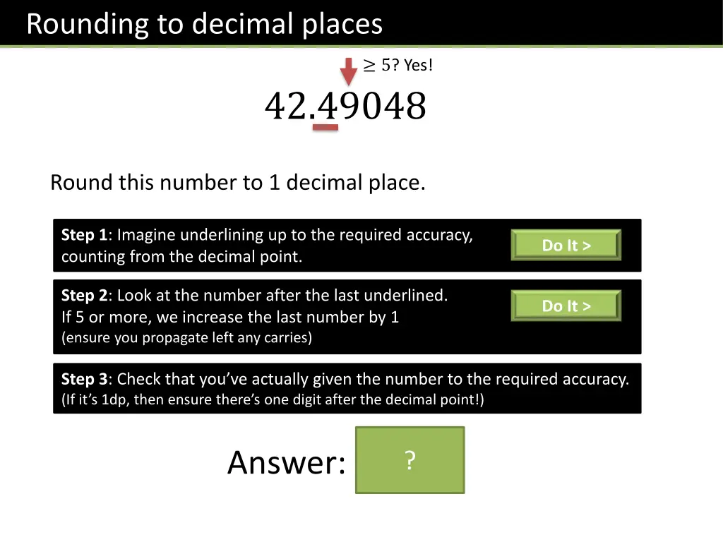 rounding to decimal places