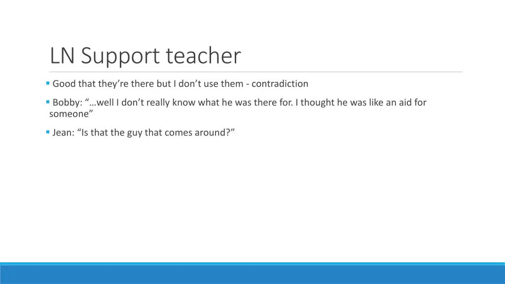 ln support teacher
