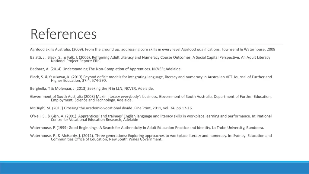 references