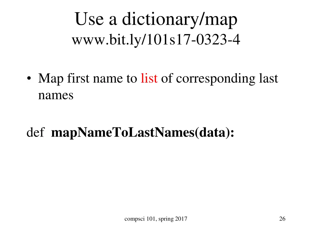 use a dictionary map www bit ly 101s17 0323 4