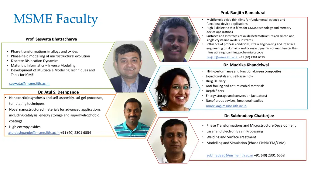 prof ranjith ramadurai