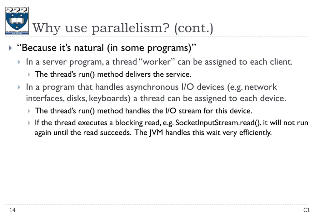why use parallelism cont 2