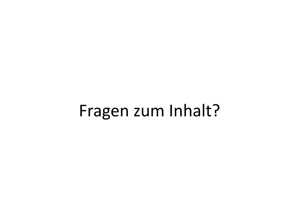 fragen zum inhalt
