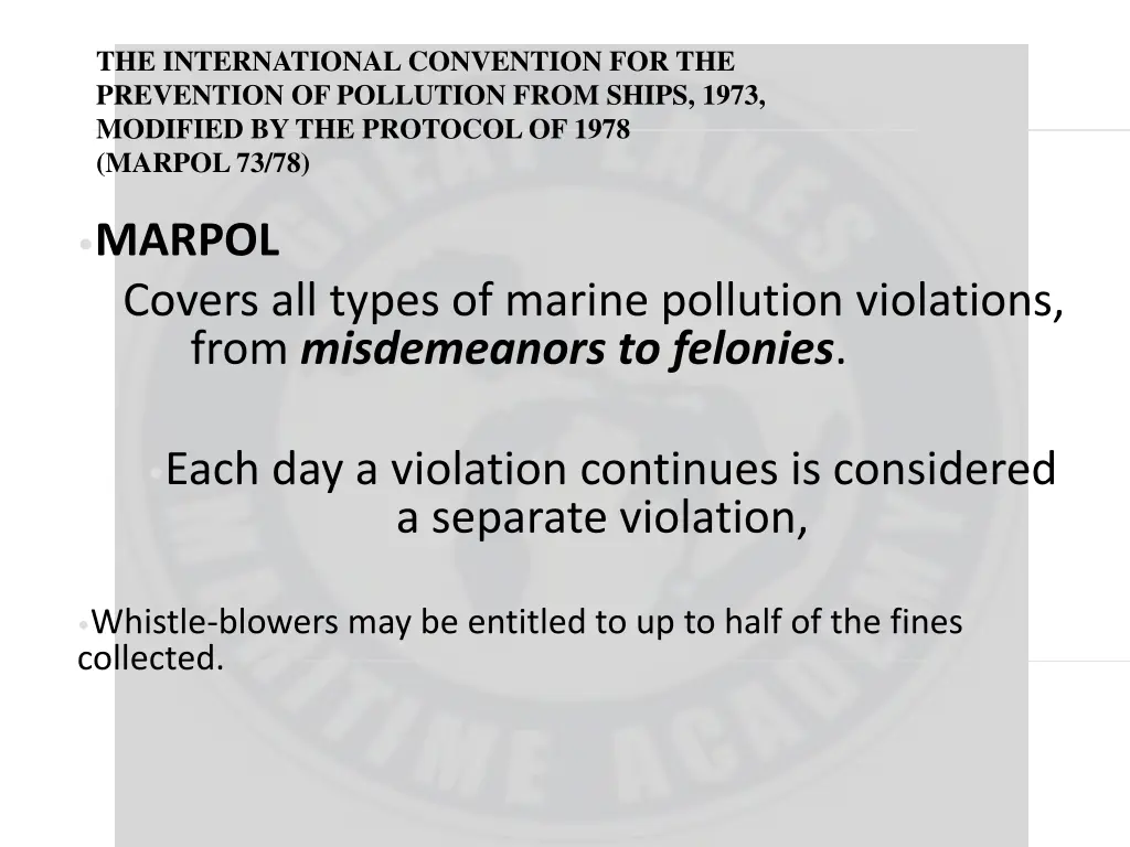 the international convention for the prevention