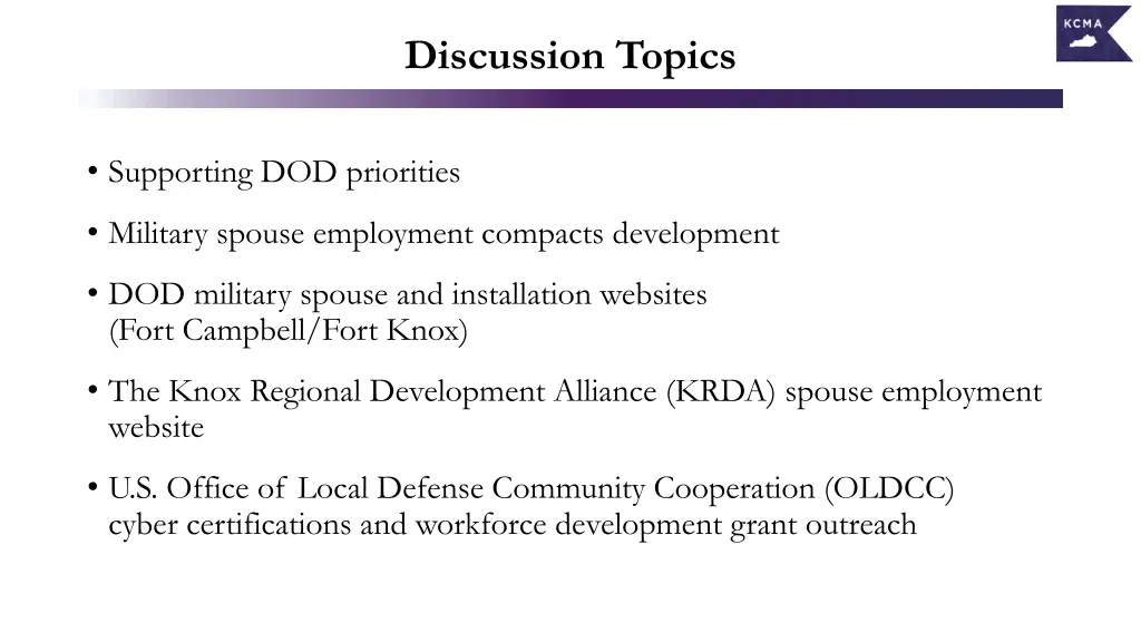 discussion topics