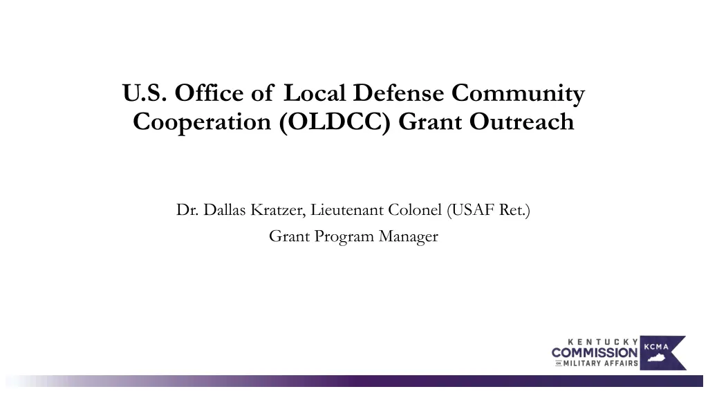 u s office of local defense community cooperation