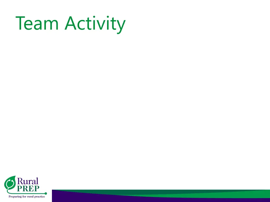 team activity